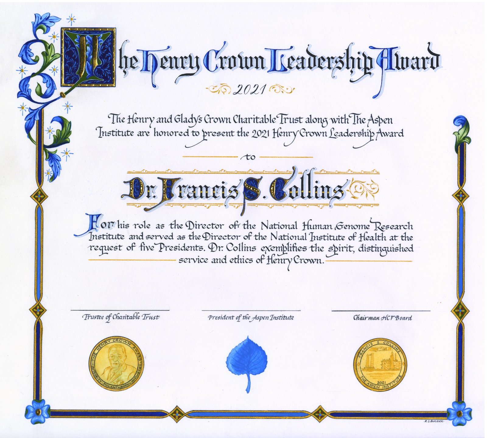 HenryCrownLeadershipAward